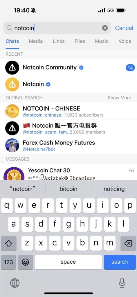 基于telegram，可以做各种小程序，用户只需要输入关键字，相关的小程序项目就会展现出来